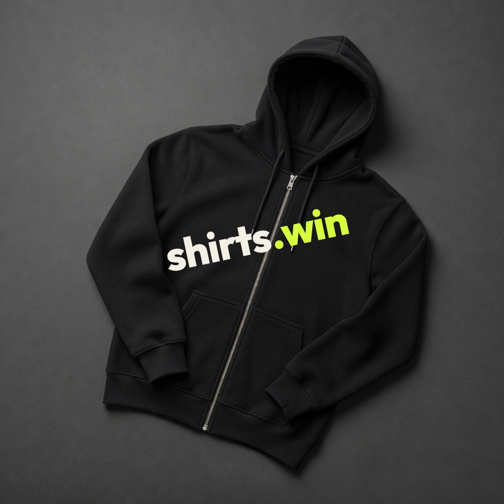 Tall Zip Hoodie in Black